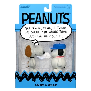 花生漫畫 3.75吋復古人偶 奧拉夫 & 安迪 (兩款一組) - ReAction 3.75" Figure - Peanuts Olaf & Andy (2-Pack)