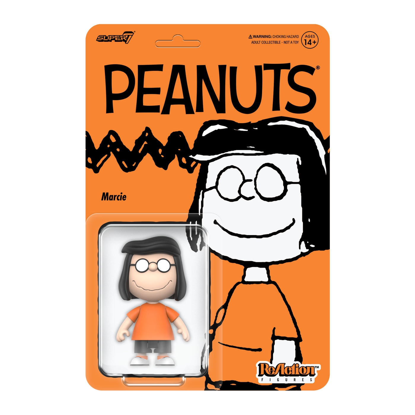 花生漫畫 3.75吋復古人偶 第九波 - 瑪西 - ReAction 3.75" Figure - Peanuts Wave 9 - Marcie