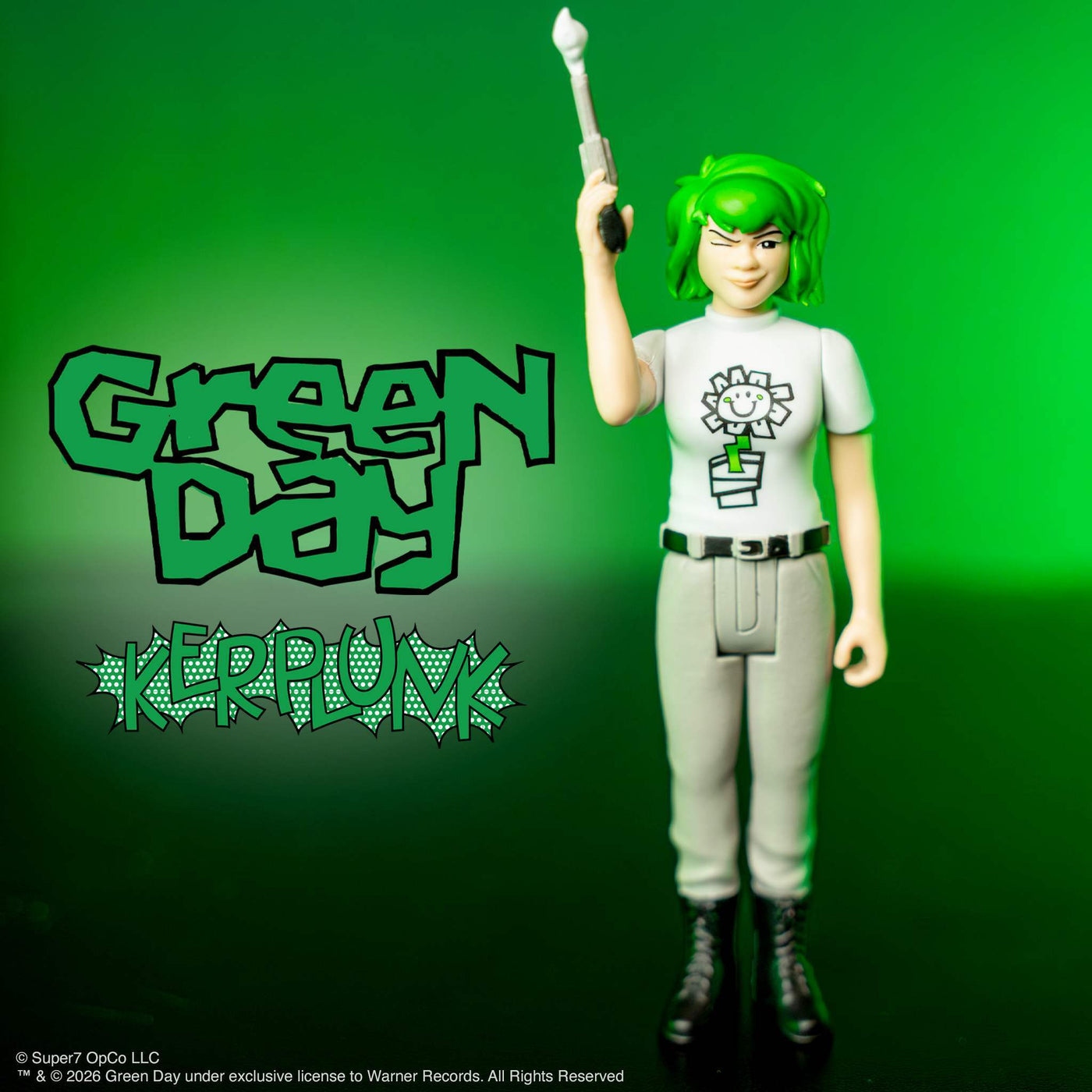 年輕歲月 3.75吋復古人偶 第2波 - Kerplunk Girl - ReAction 3.75" Figure Green Day Wave 2 - Kerplunk Girl