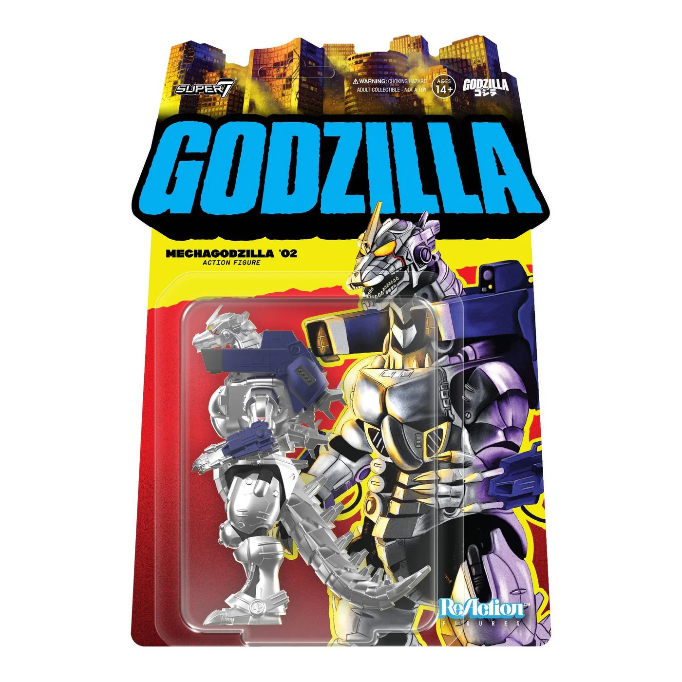 東寶哥吉拉 3.75吋復古人偶 第10波 - 2002年 機械哥吉拉 - ReAction 3.75" Figure TOHO Godzilla Wave 10 - Mechagodzilla (2002)