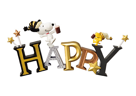 史努比字母擺設 系列盒玩 第三彈 - 隨機單抽 - PEANUTS SNOOPY COLLECTION of WORDS 3 It's Joyful Time! series 3 - assortment