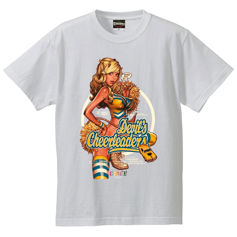 RJB 短袖T恤 - 惡魔啦啦隊 - 黑/白 - Rockin' Jelly Bean - Devil's Cheerleaders T-shirt - Black/White