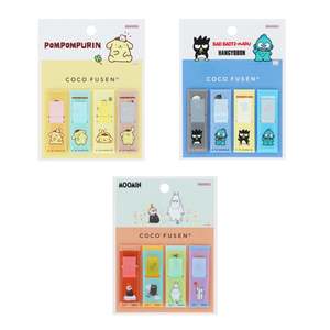 標籤貼 - 布丁狗/人魚漢頓/嚕嚕米 - Coco Fusen Index Tabs - PomPomPurin/Hangyodon/Moomin