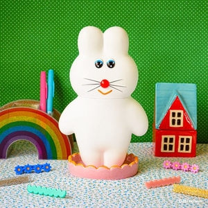 Muunyu PukuPuku 軟膠人偶 - 經典白 - Kenelephant Muunyu PukuPuku soft vinyl figure- White
