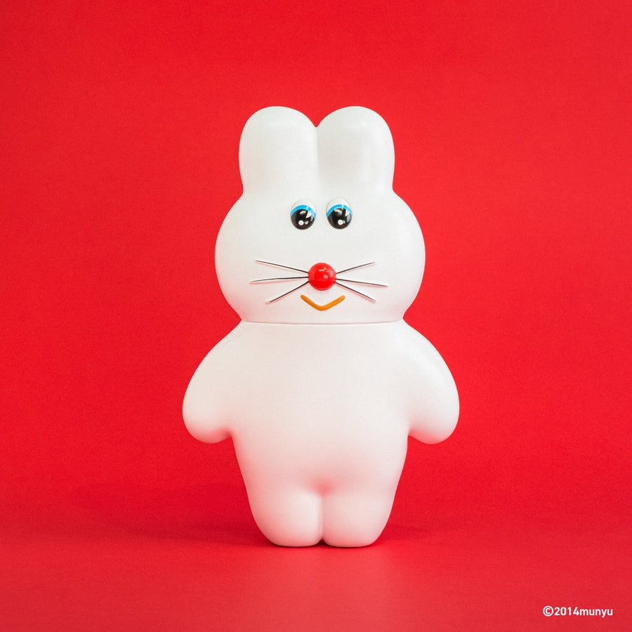 Muunyu PukuPuku 軟膠人偶 - 經典白 - Kenelephant Muunyu PukuPuku soft vinyl figure- White