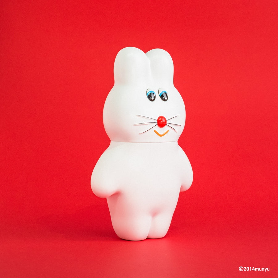 Muunyu PukuPuku 軟膠人偶 - 經典白 - Kenelephant Muunyu PukuPuku soft vinyl figure- White