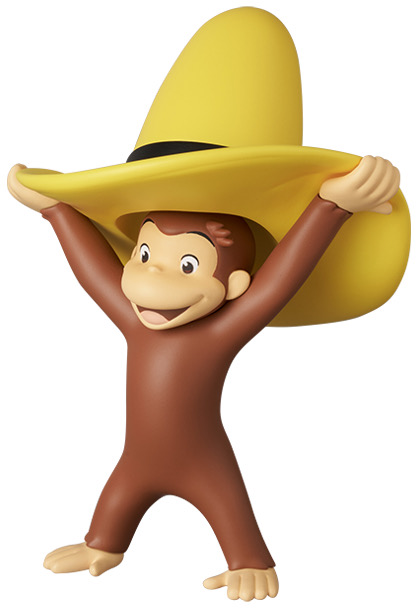 UDF 好奇猴喬治 - 喬治戴帽子 - UDF Curious George - Curious George w/ Hat