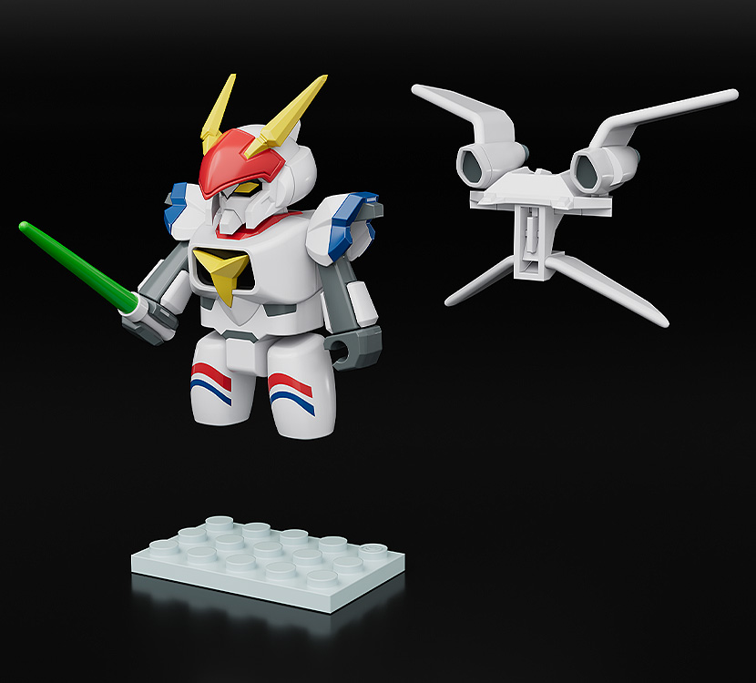 Brickroid 機甲戰記龍騎兵 - 龍騎兵1（片頭曲Ver.）＆航空母艦套組 - Brickroid Metal Armor Dragonar - Dragonar-1 (Opening Ver.) & Carrier Set