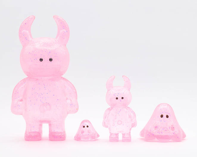 迷你Boo - 透明閃粉粉紅 - UAMOU mini Boo - Clear Pink Glitter