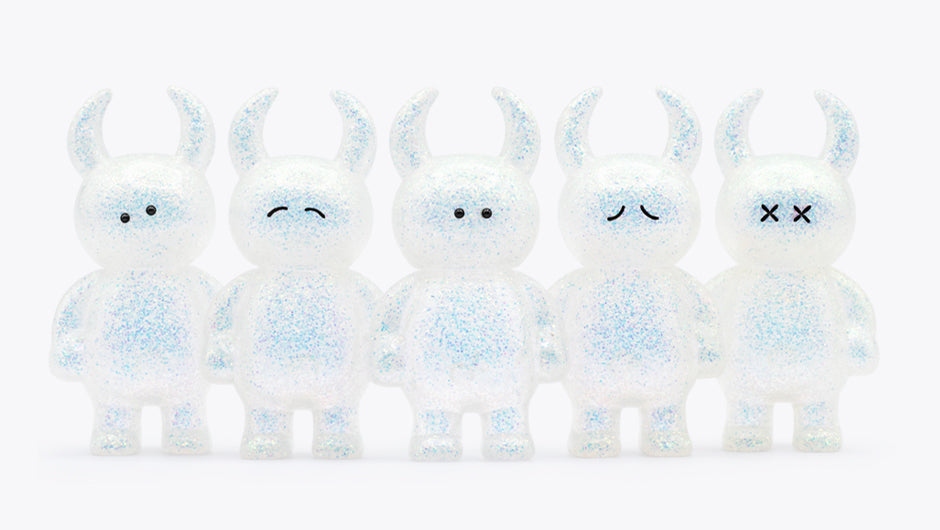 笑臉UAMOU - 閃粉白 - UAMOU Happy - White Opal