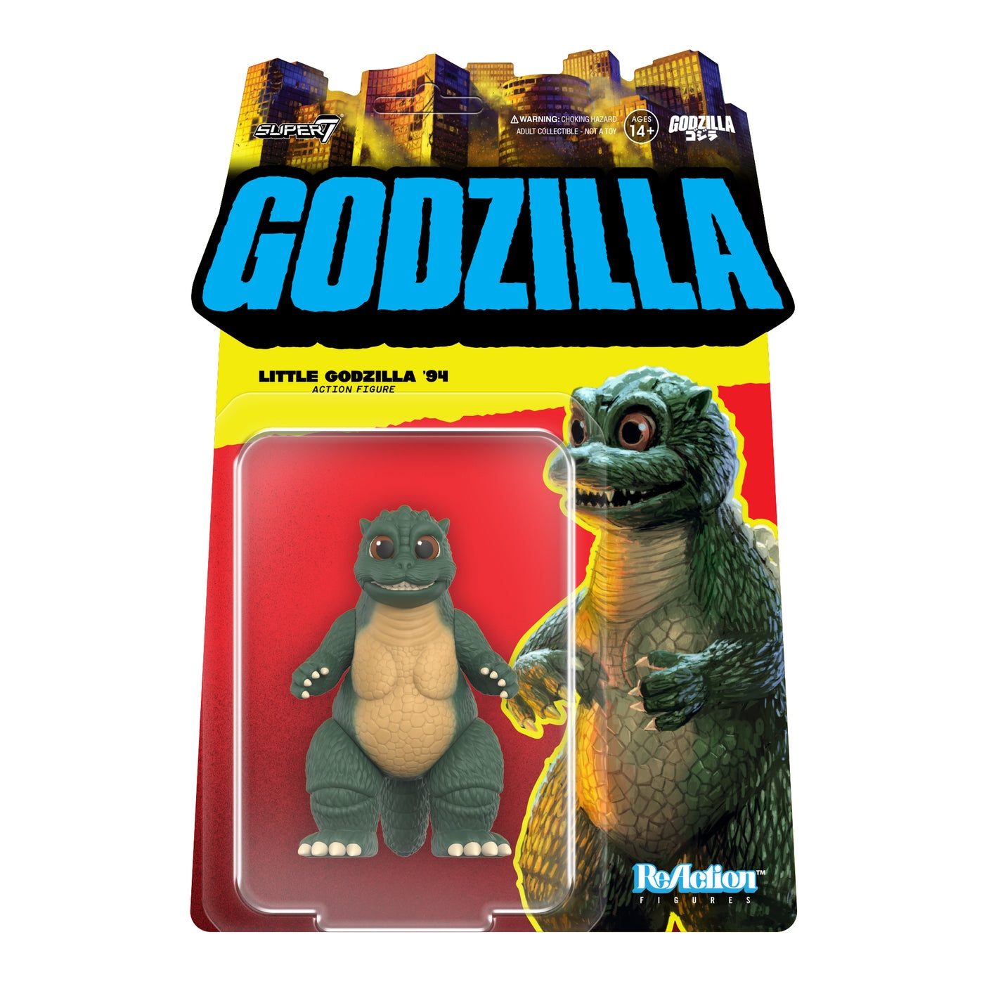 東寶哥吉拉 3.75吋復古人偶 第11波 - 1994年 小哥吉拉 - ReAction 3.75" Figure TOHO Godzilla Wave 11 - Little Godzilla