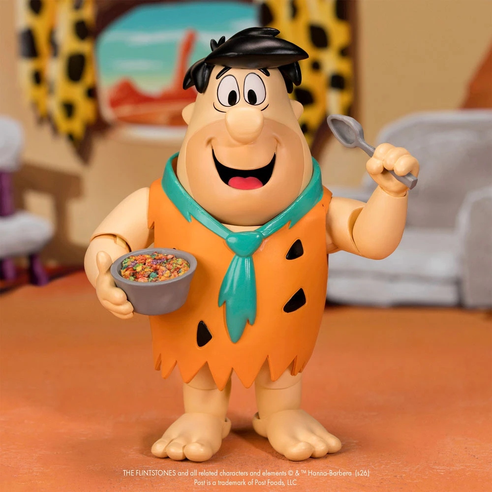 水果麥片 摩登原始人 弗萊德 6吋可動公仔 - Fruity Pebbles The Flintstones Fred Flintstone 6"Action Figure