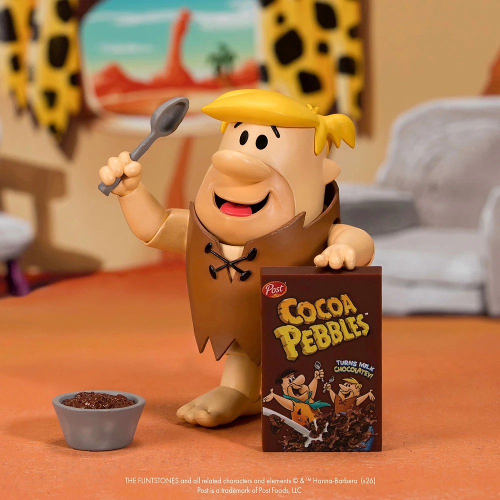可可脆片 摩登原始人 巴尼 6吋可動公仔 - Cocoa Pebbles The Flintstones Barney Rubble 6"Action Figure