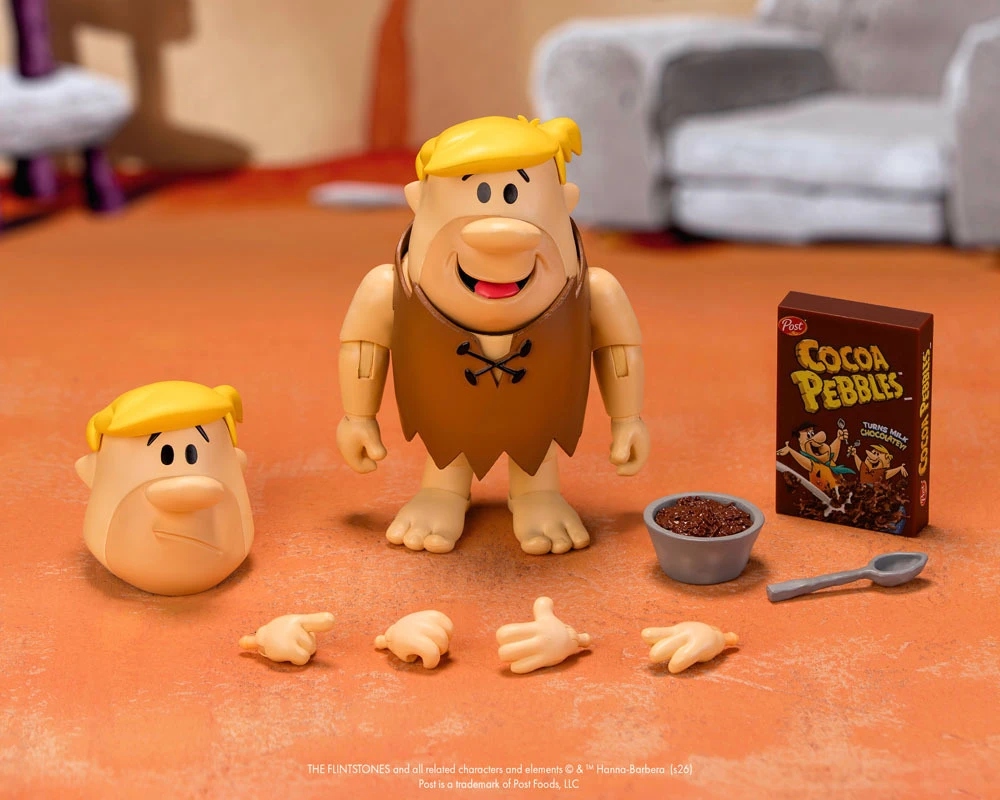 可可脆片 摩登原始人 巴尼 6吋可動公仔 - Cocoa Pebbles The Flintstones Barney Rubble 6"Action Figure