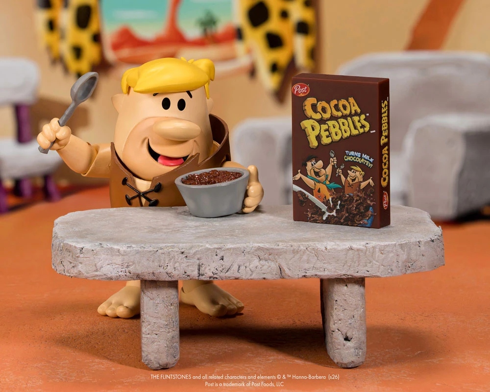 可可脆片 摩登原始人 巴尼 6吋可動公仔 - Cocoa Pebbles The Flintstones Barney Rubble 6"Action Figure