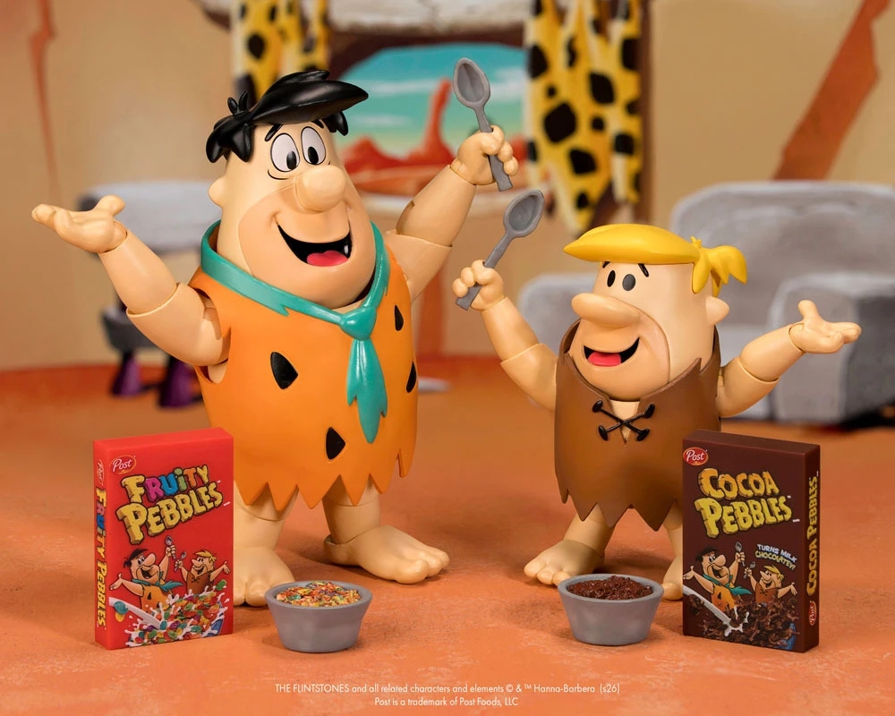 可可脆片 摩登原始人 巴尼 6吋可動公仔 - Cocoa Pebbles The Flintstones Barney Rubble 6"Action Figure