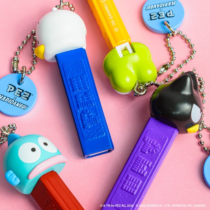 PEZ x 三麗鷗 聯名吊飾盒玩 - 隨機單抽 - Kenelephant PEZ x Sanrio Hapidanbui Mascot - assortment