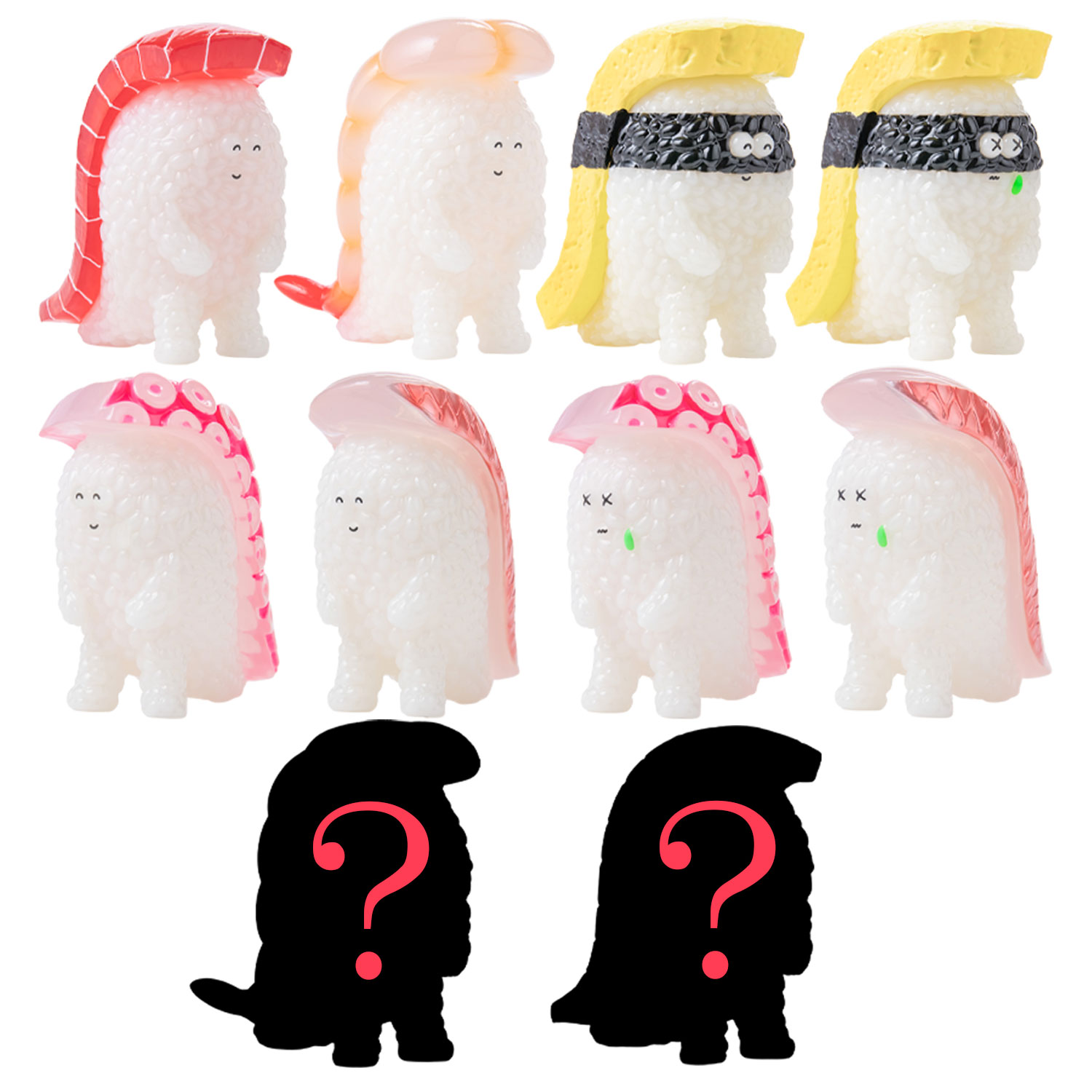 壽司怪獸 Sushi-L.A. 真實壽司尺寸盒玩系列4代 - 隨機單抽  - Sen-ti-nel X Nakao Teppei - Sushi-L.A. 1/1 scale (Sushi Size) figure collection 4 - assortment 