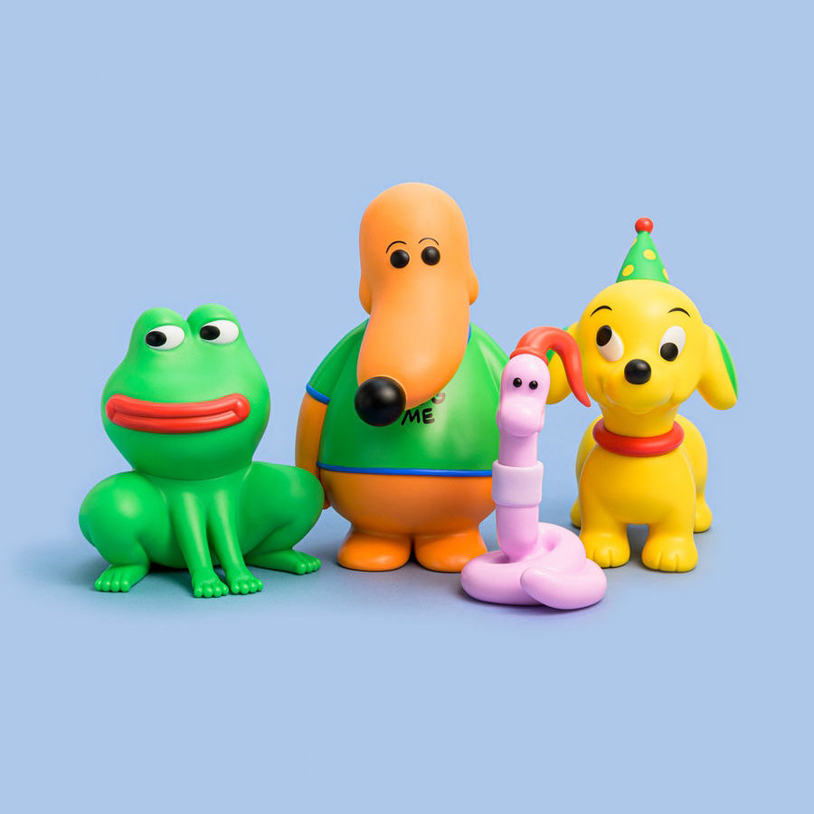 小松綠 Homies 軟膠玩偶 - 鼴鼠君 標準色 - Kenelephant Homies by Midori Komatsu Sofvi - Mogurakun (Stadard Color)