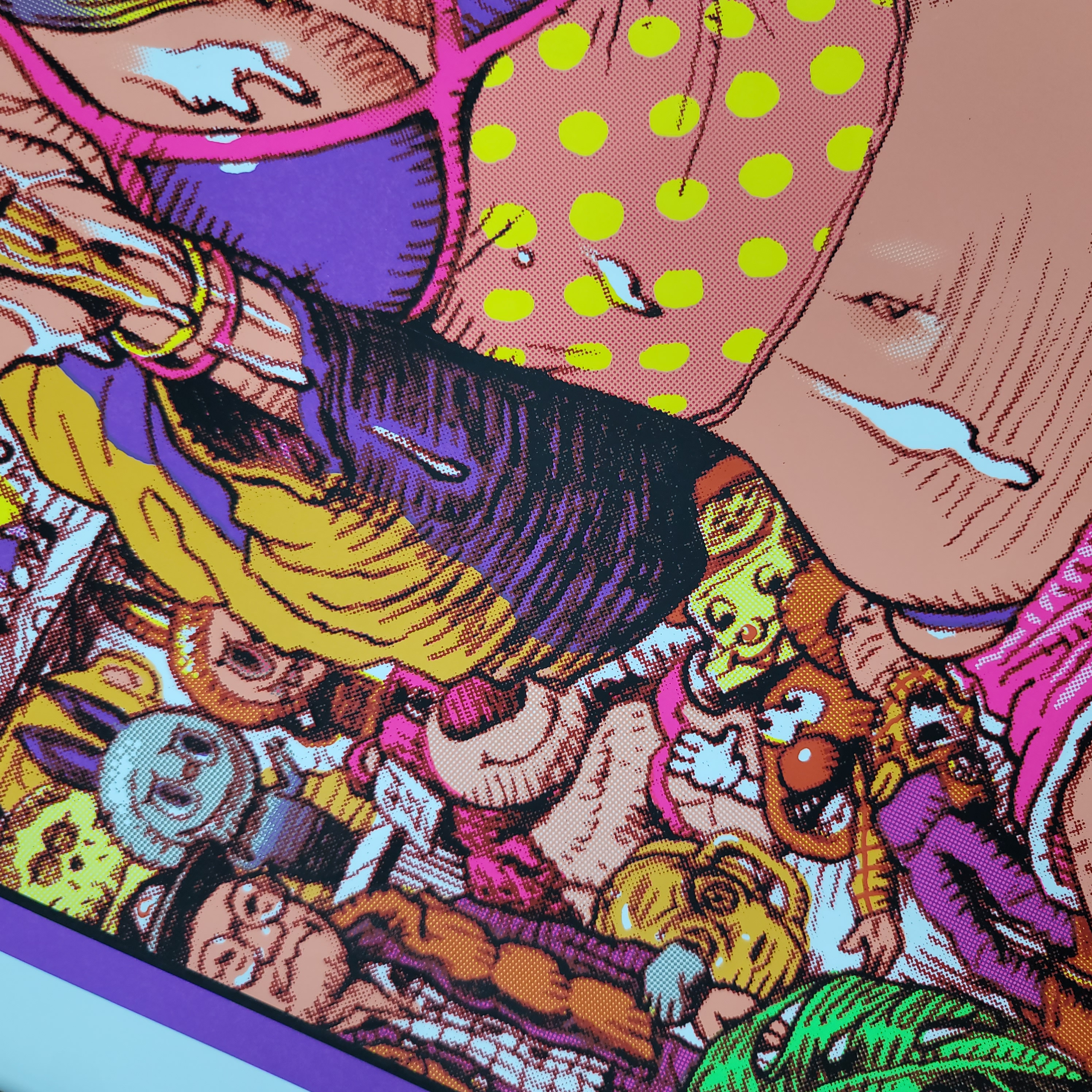 RJB 絹印海報 - Paradise 20周年 2次色 - Rockin' Jelly Bean Silkscreen Print Poster - Paradise 20 Anniversary 2nd