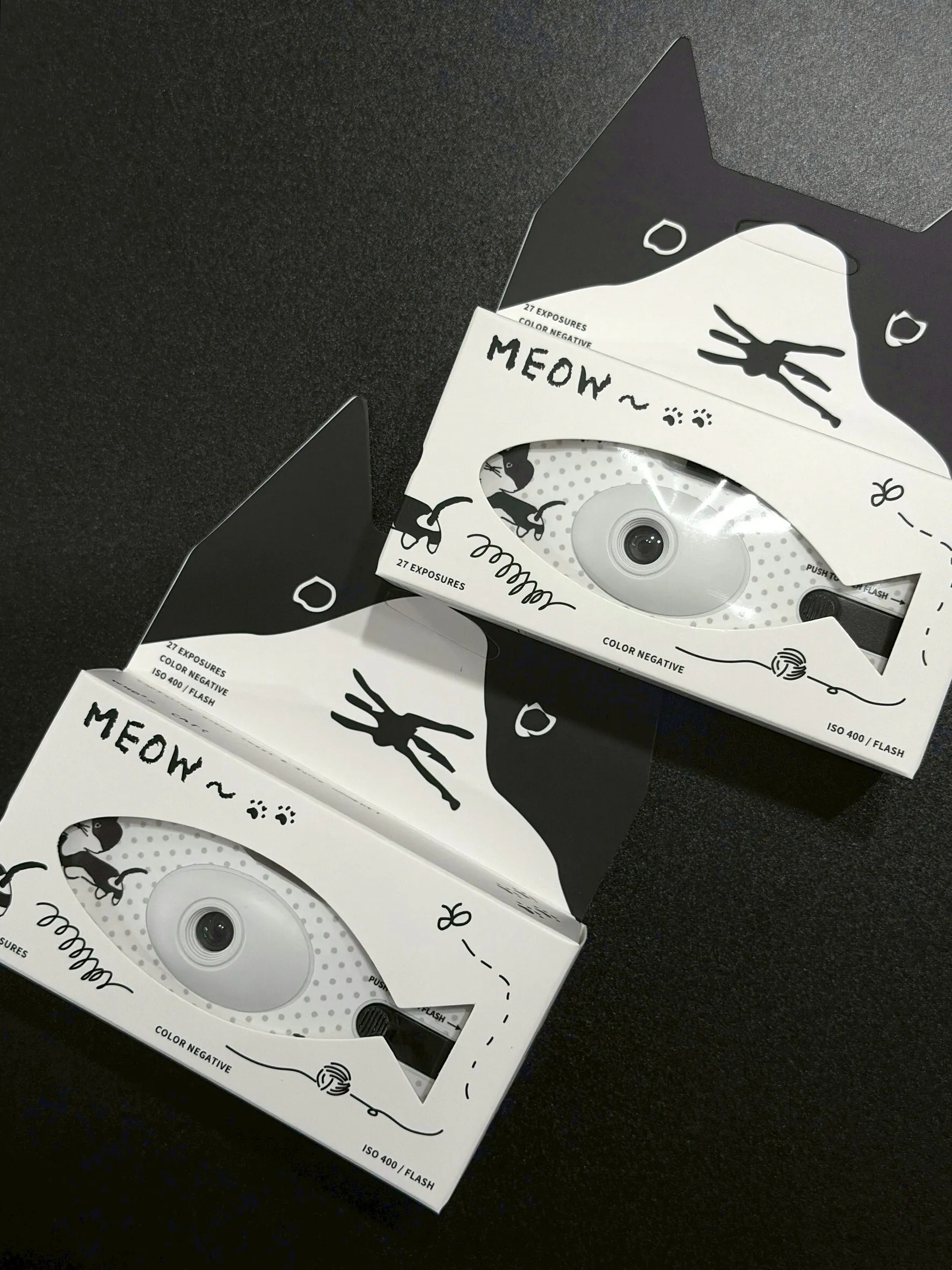 喵一次性即可拍相機 - 賓士貓 -  MEOW Disposable camera Tuxedo cat