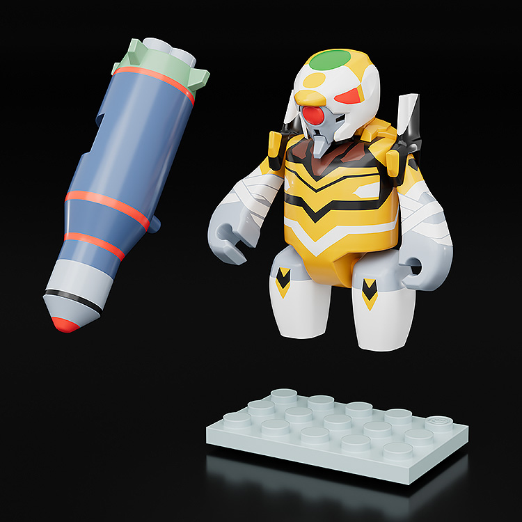 Brickroid 福音戰士新劇場版 - 福音戰士零號機（改）《：破》Ver. - Brickroid Rebuild of Evangelion - Proto Type-00'