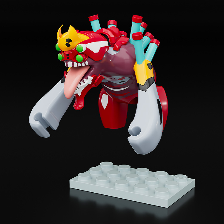 Brickroid 福音戰士新劇場版 - 福音戰士二號機 獸化第二形態 - Brickroid Rebuild of Evangelion - Unit 02 Beast Form 2nd Phase (Type 1)