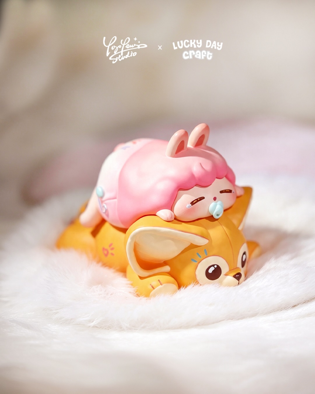 "叭叭噗噗"LuckyDayCraft & YoyoYeungStudio 聯展 - Love my Kenneth Plush
