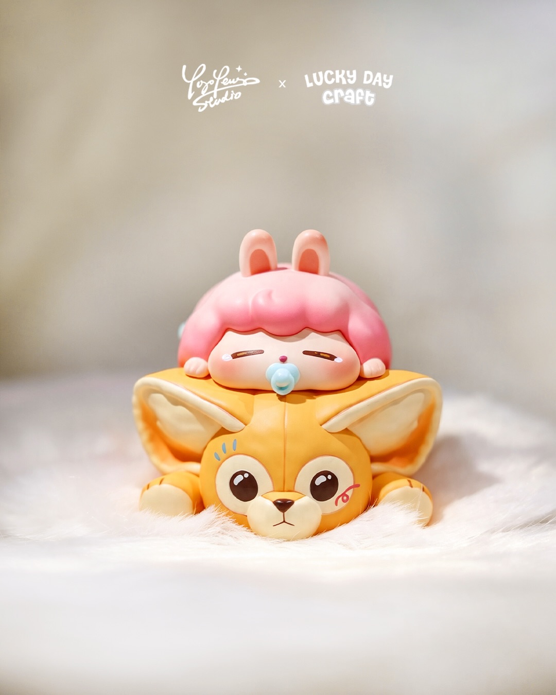 "叭叭噗噗"LuckyDayCraft & YoyoYeungStudio 聯展 - Love my Kenneth Plush