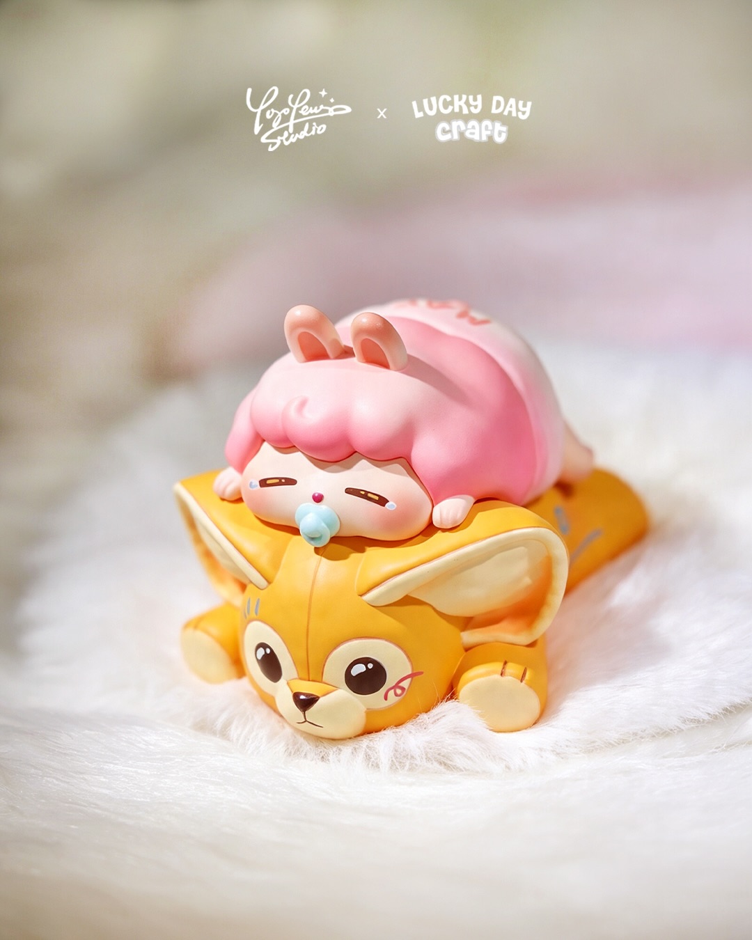 "叭叭噗噗"LuckyDayCraft & YoyoYeungStudio 聯展 - Love my Kenneth Plush