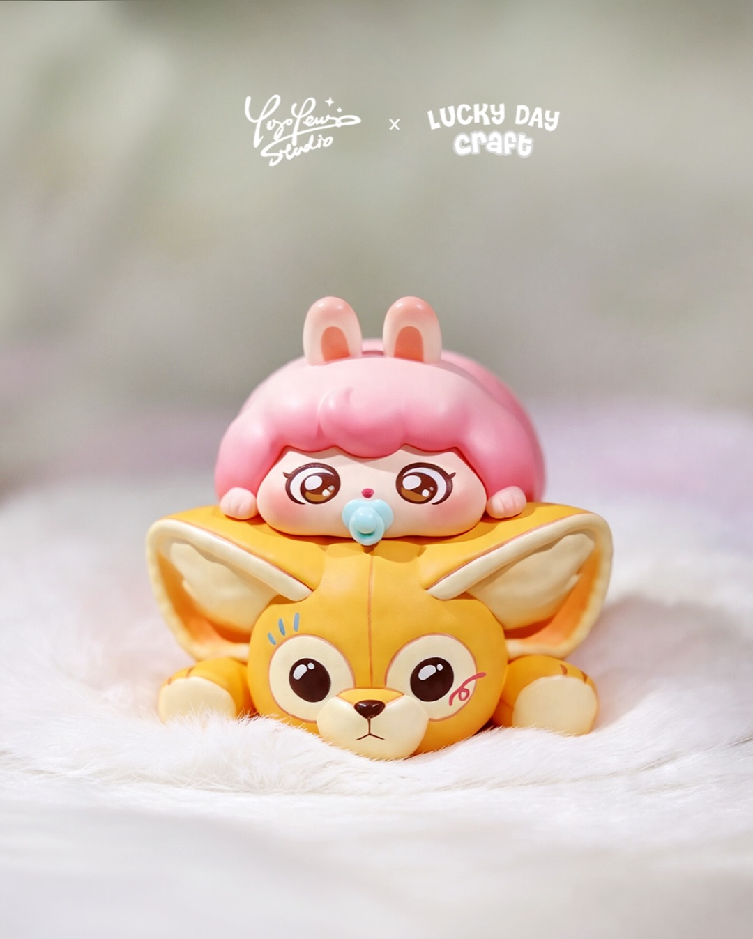 "叭叭噗噗"LuckyDayCraft & YoyoYeungStudio 聯展 - Love my Kenneth Plush