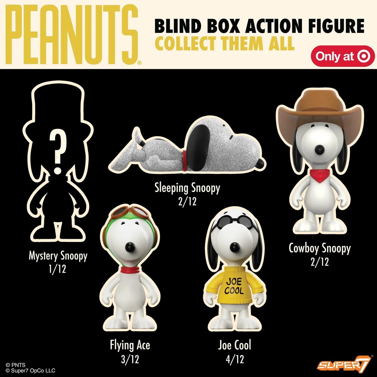 花生漫畫 3.75吋復古人偶 第九波 盒玩系列 - 隨機單抽 - ReAction 3.75" Figure - Peanuts Wave 9 Adventures of Snoopy Blind Box - assortment
