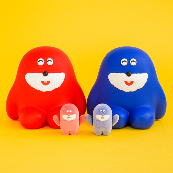 Pokkoshi 軟膠存錢筒 - Mushishi (藍色款) - Kenelephant Pokkoshi Sofvi Bank - Mushishi (Blue)