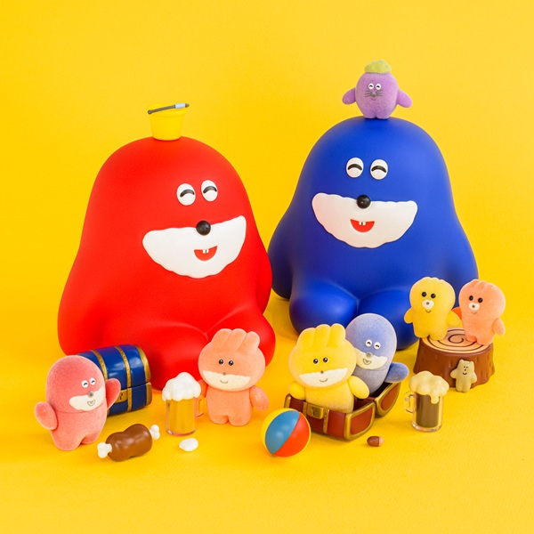 Pokkoshi 軟膠存錢筒 - Mushishi (藍色款) - Kenelephant Pokkoshi Sofvi Bank - Mushishi (Blue)