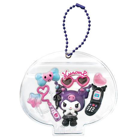 酷洛米 裝飾角色吊飾 盒玩系列 - 隨機單抽 - Kuromi Deco Chara Pouch - assortment