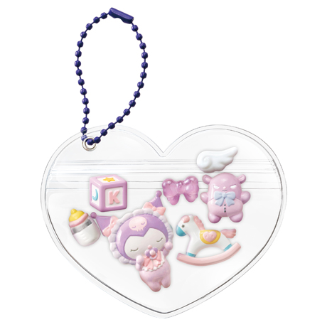 酷洛米 裝飾角色吊飾 盒玩系列 - 隨機單抽 - Kuromi Deco Chara Pouch - assortment