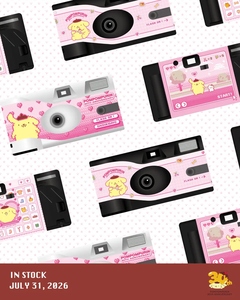 布丁狗30週年一次性即可拍盲盒套組 - 隨機單抽 - Pompompurin 30th Anniversary Disposable Camera Blind Box - assortment