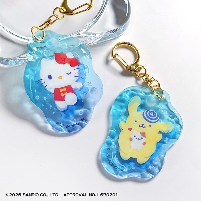 三麗鷗 角色集合 漂浮感壓克力鑰匙圈 盒玩系列 - 隨機單抽 - Sanrio Characters Collection Floating Acrylic Keychain Blind Box Series - assortment