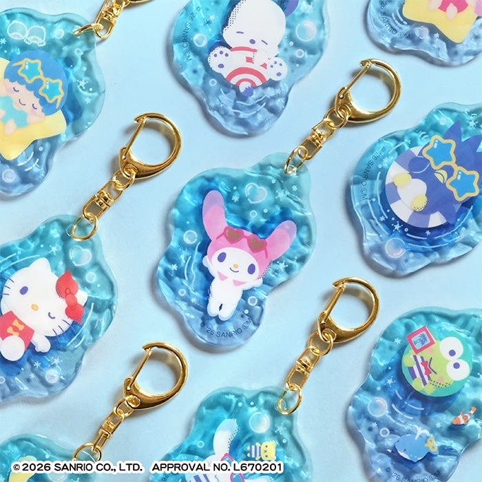 三麗鷗 角色集合 漂浮感壓克力鑰匙圈 盒玩系列 - 隨機單抽 - Sanrio Characters Collection Floating Acrylic Keychain Blind Box Series - assortment
