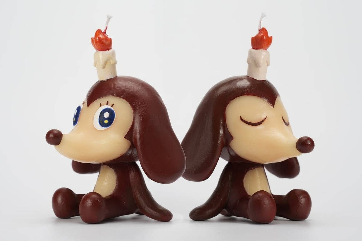 陳威廷 - 燭狗亮亮 造型蠟燭 / 套組 - Chen Wei Ting - Candle Dog Shaped Candle / Set