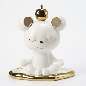 陳威廷 - 金蘋香香 蘋果熊線香座 - Chen Wei Ting - Apple Bear Incense Burner