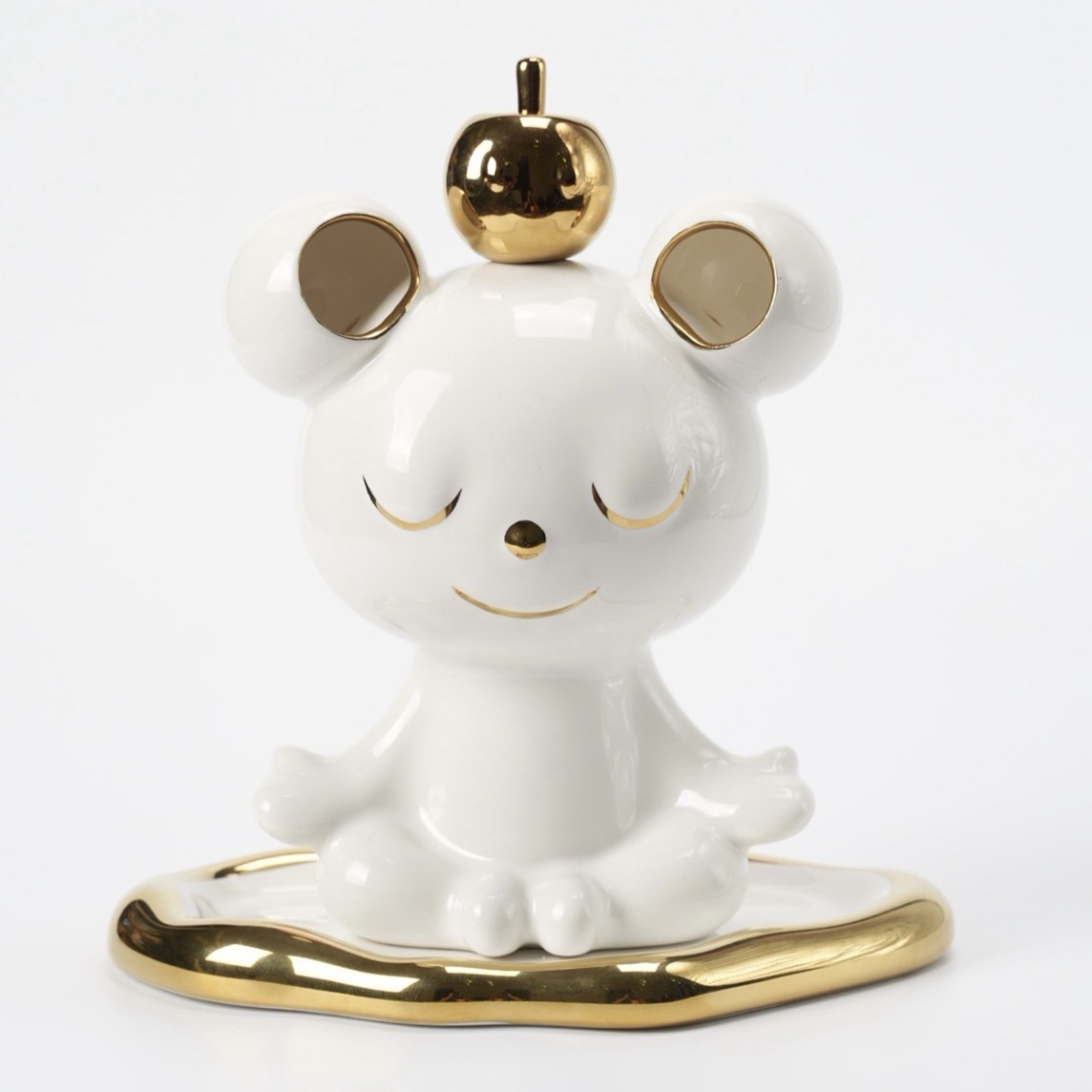陳威廷 - 金蘋香香 蘋果熊線香座 - Chen Wei Ting - Apple Bear Incense Burner