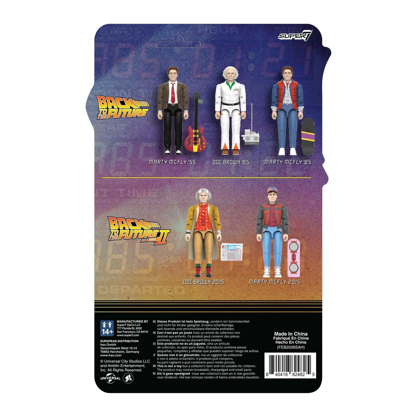 回到未來 3.75吋復古人偶 第二波 - 2015年馬蒂 - ReAction+ 3.75" Figure seires - Back to the Future Wave 2 - Marty McFly (2015)