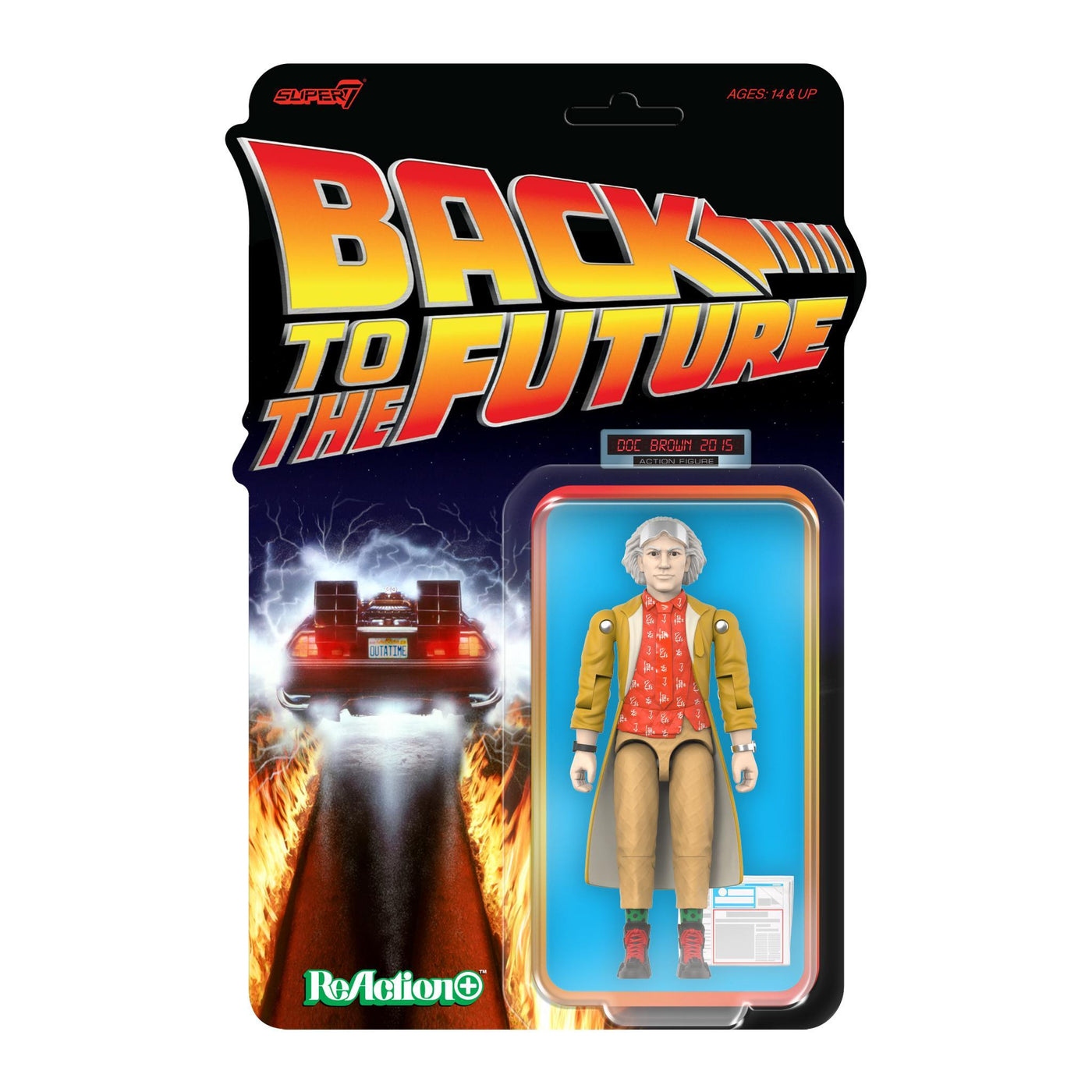 回到未來 3.75吋復古人偶 第二波 - 2015年布朗博士 - ReAction+ 3.75" Figure seires - Back to the Future Wave 2 - Dr. Emmett Brown (2015)