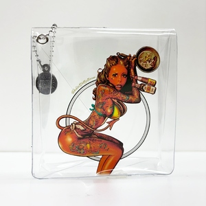 RJB PVC錢包 方款 - DEVIL'S HOUSE WIVES Pt.3 / PSYCHEDELIC GIRL - Rockin'Jelly Bean Clear PVC Pouch - DEVIL'S HOUSE WIVES Pt.3 / PSYCHEDELIC GIRL