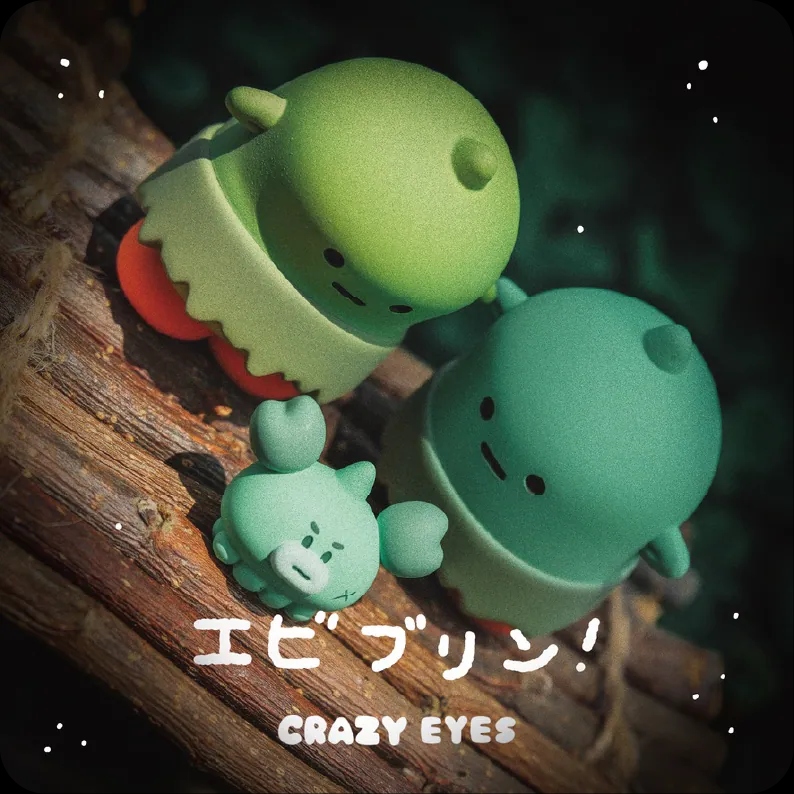 "CRUNCHY DREAM" CrazyEyes × Hanomanga 聯展 - 蝦布林公仔 - 套組 (含特典) by CrazyEyes