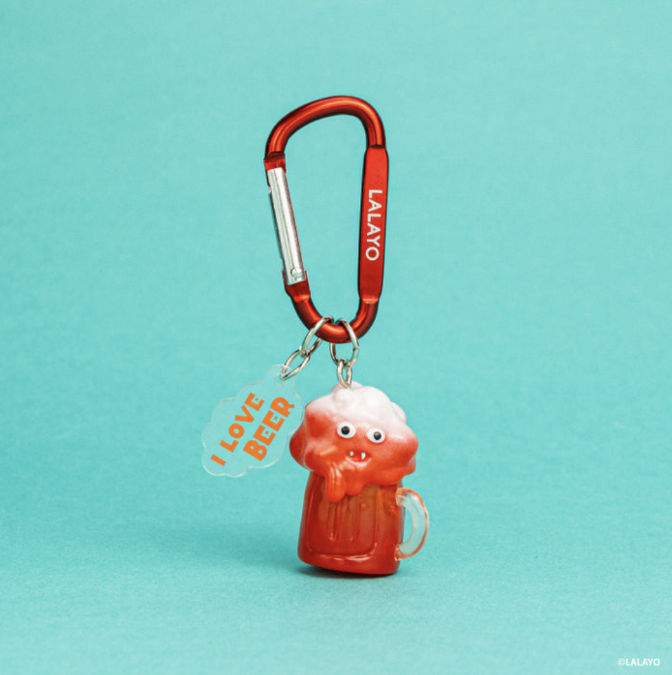 LALAYO WING 啤啤酒怪獸公仔吊飾盒玩系列  - 隨機單抽 - Kenelephant HELLO IN THE WORLD!! Vol.10 LALAYO WING / Beer Monster Mascot Charm - assortment