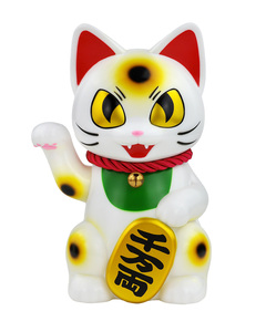 小夏屋 軟膠玩偶 - 大招財貓 原色 - Fewmany Konatsuya Sofubi (Soft Vinyl Figure) - Oinukeki Original Color